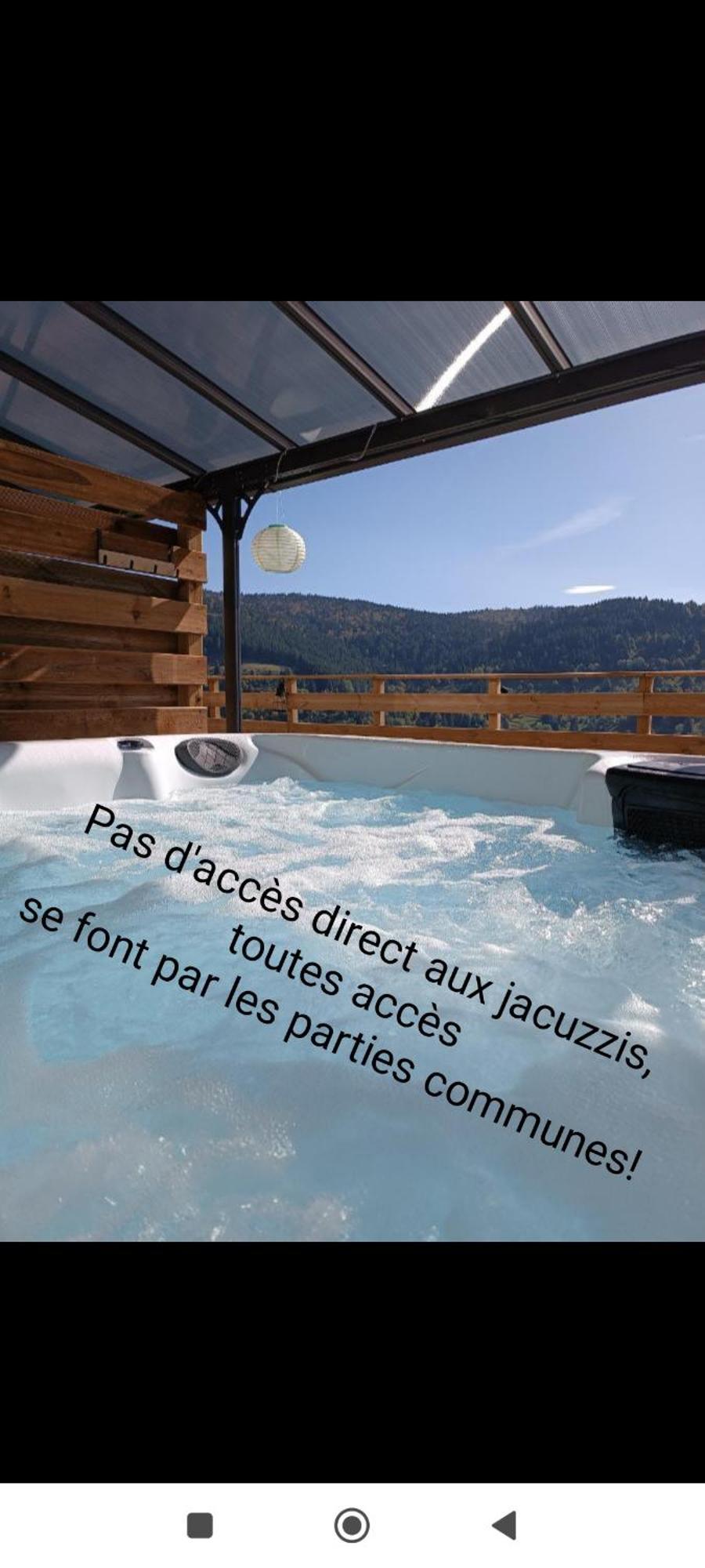 Les Chalets Bambi & Jacuzzi Privatif Ла-Бресс Екстер'єр фото